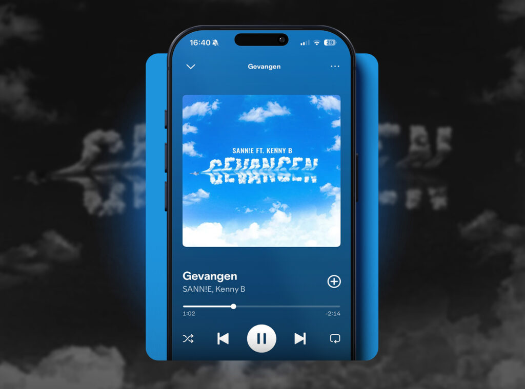 SANN!E – Gevangen  ft. Kenny B | Cover Art